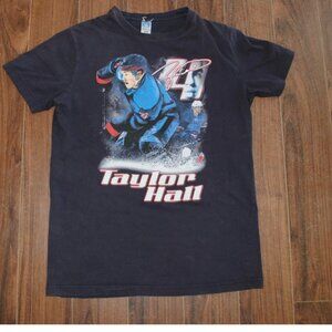 Taylor Hall Hockey NHL Oilers Hurricanes T Shirt Med Chest 36" Cotton